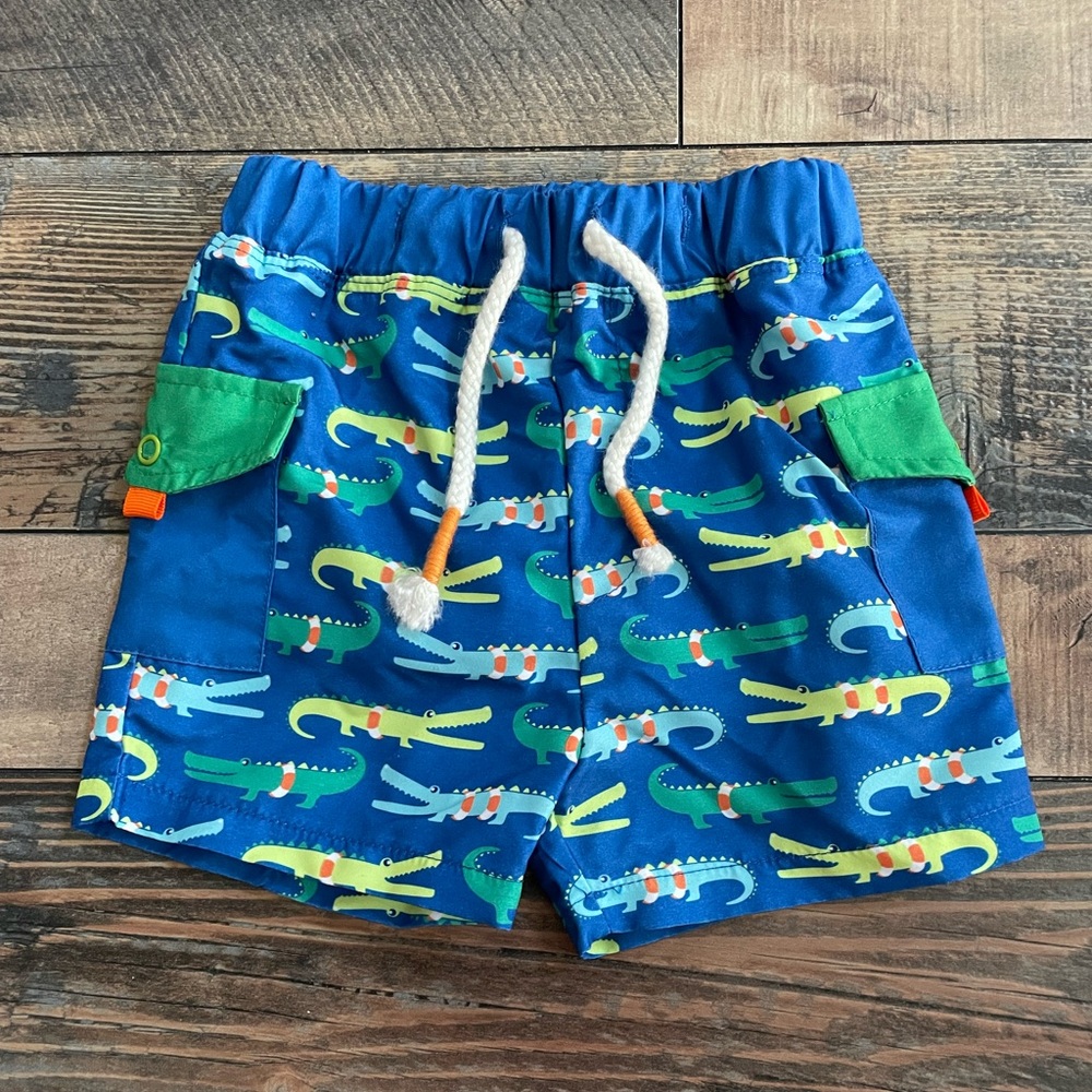 Mud pie swim trunks 6/9months